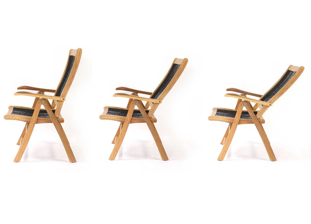 Chaises confortables pliantes