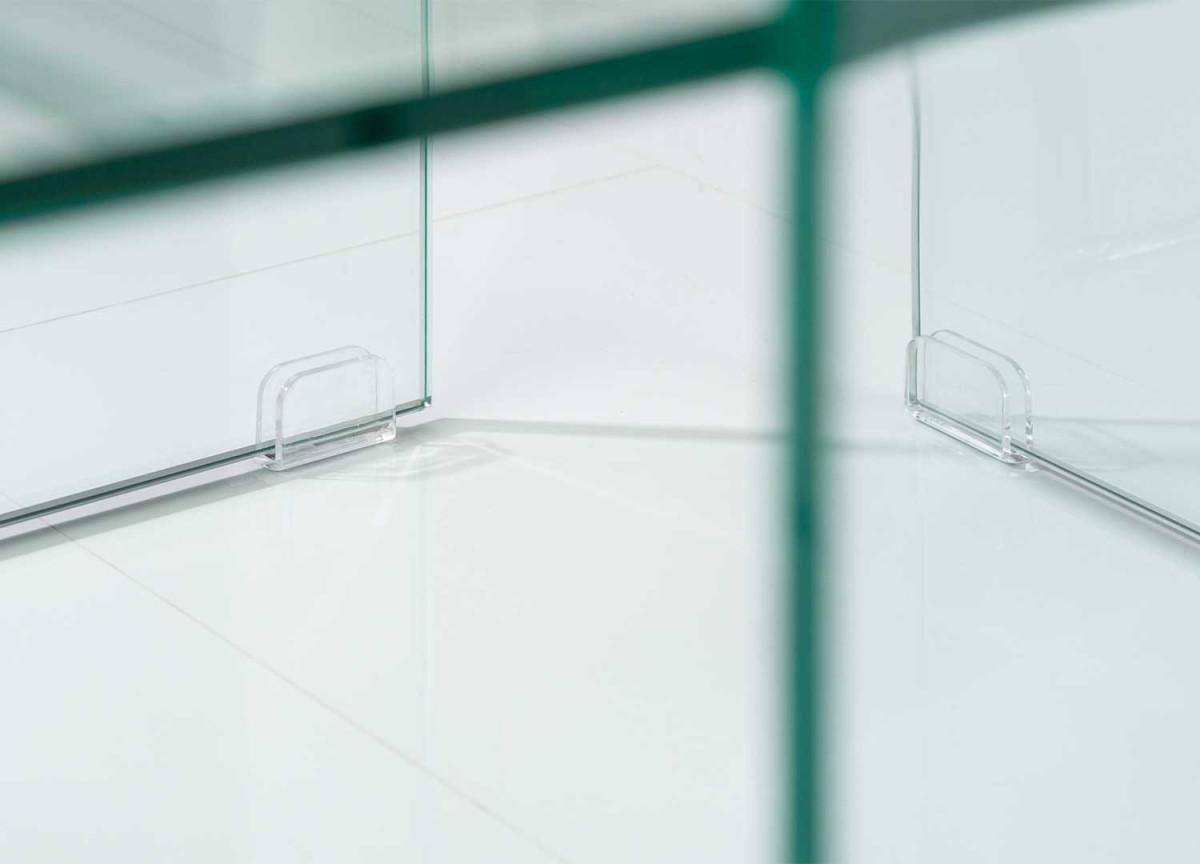 Tables Basses Modulables en Verre Transparent