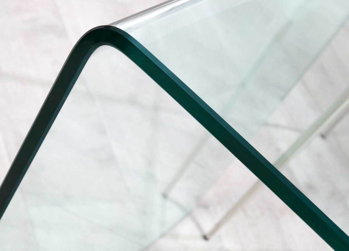 Bureau en verre trempé 120 cm