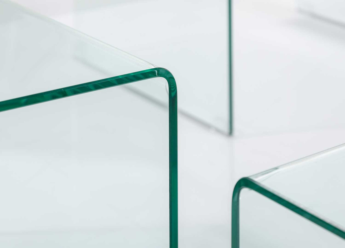 Tables Basses en Verre Emboîtables