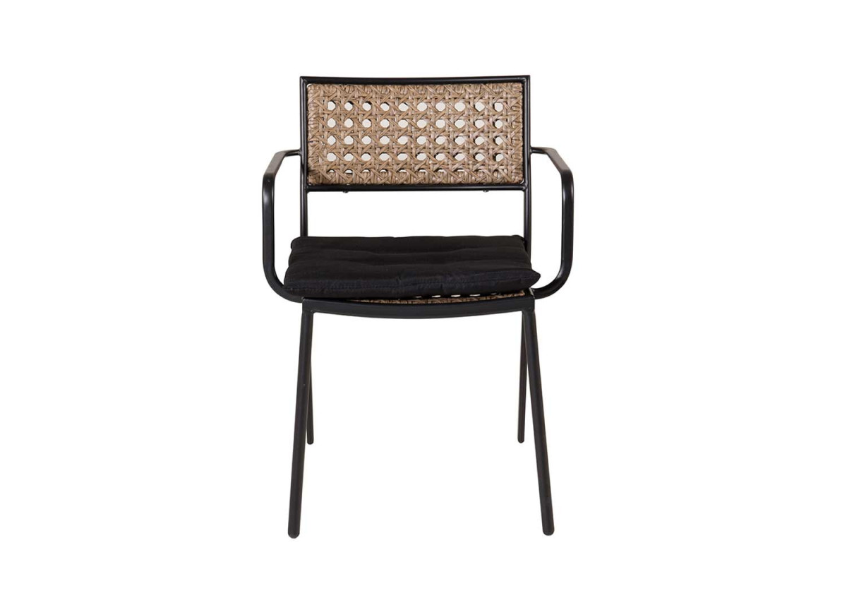 Chaises de jardin thermolaqués et polyrotin pas cher