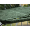 Chaises de jardin en cordage vert