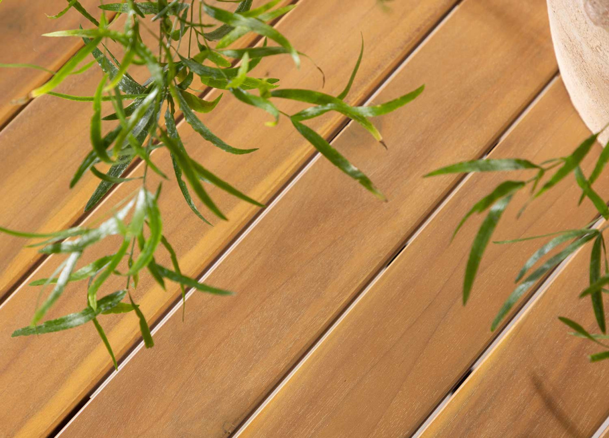 Table de Jardin Acacia et Métal pour 8 personnes