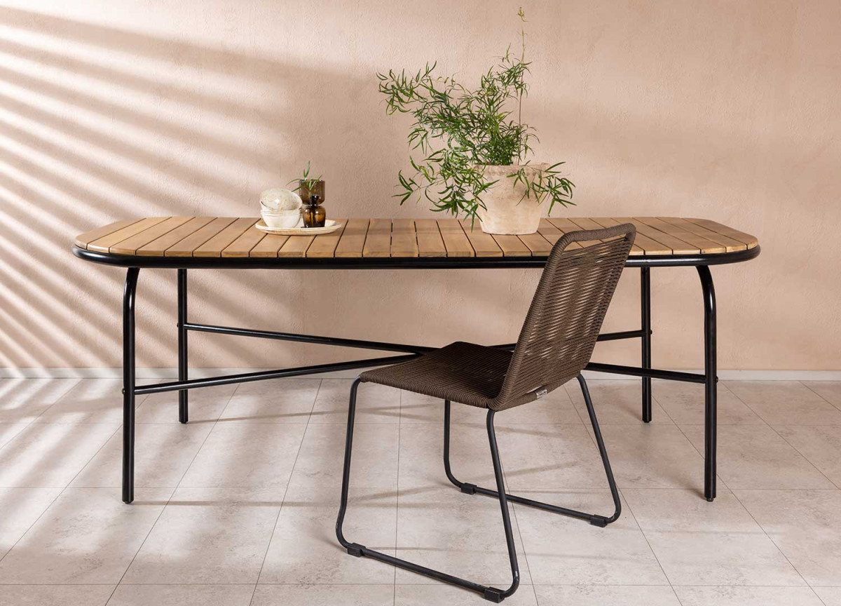 Table de jardin en acacia 200 cm