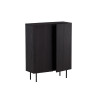 Commode moderne noir 80 cm