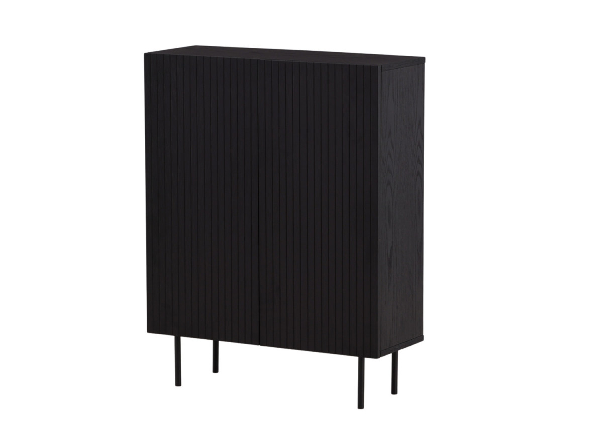 Commode moderne noir 80 cm