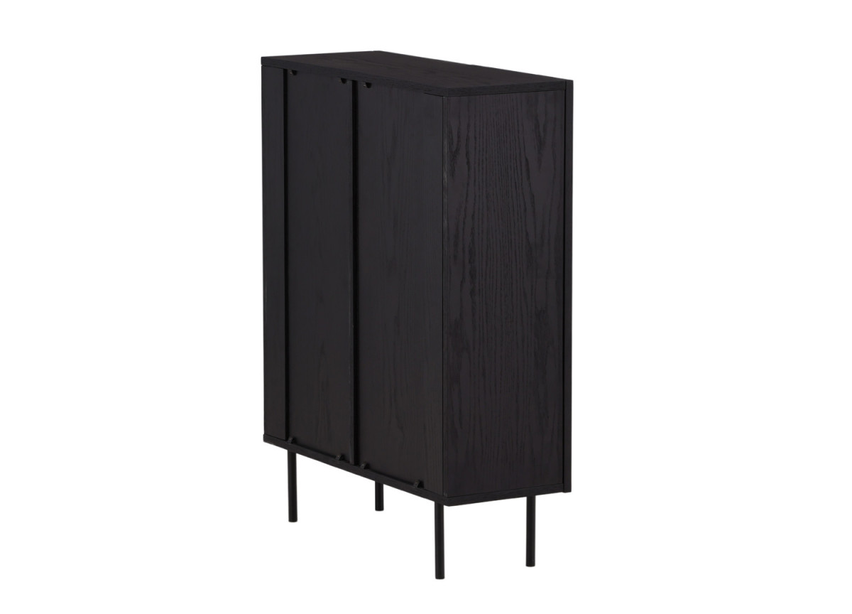 Commode moderne noir 80 cm