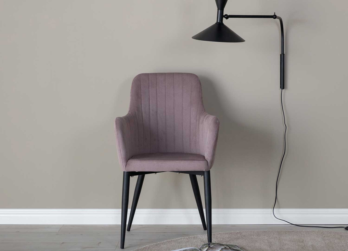 Fauteuil simili cuir noir