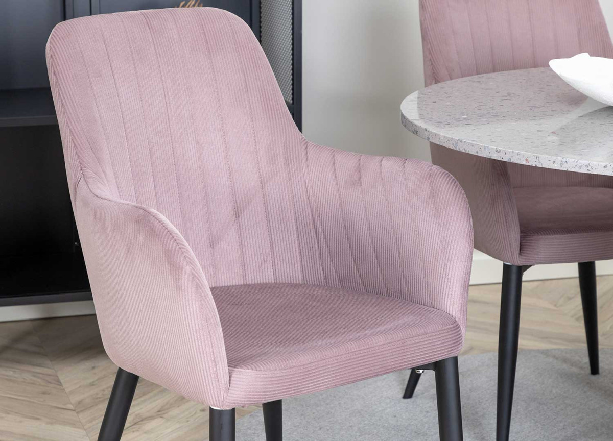 Fauteuil simili cuir noir