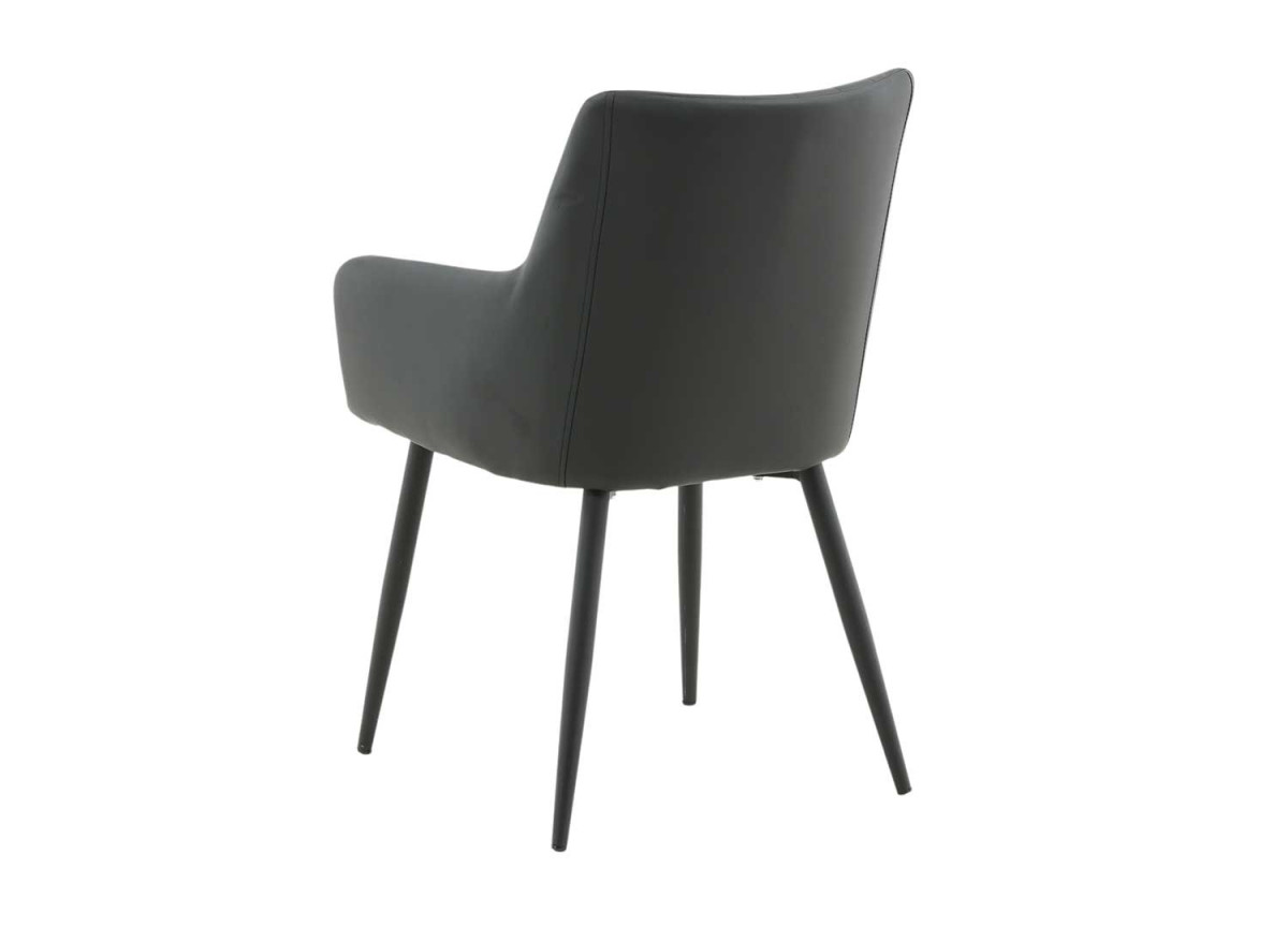 Fauteuils en simili noir