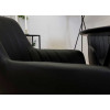 Fauteuils en simili noir