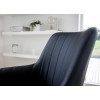 Fauteuils en simili noir