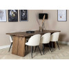 Table de repas 210 cm chêne foncé