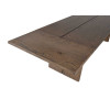 Table de repas 210 cm chêne foncé