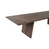 Table de repas 210 cm chêne foncé