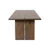 Table de repas 210 cm chêne foncé