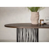 Table de repas ovale 220 cm