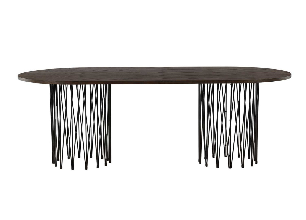 Table de repas ovale 220 cm