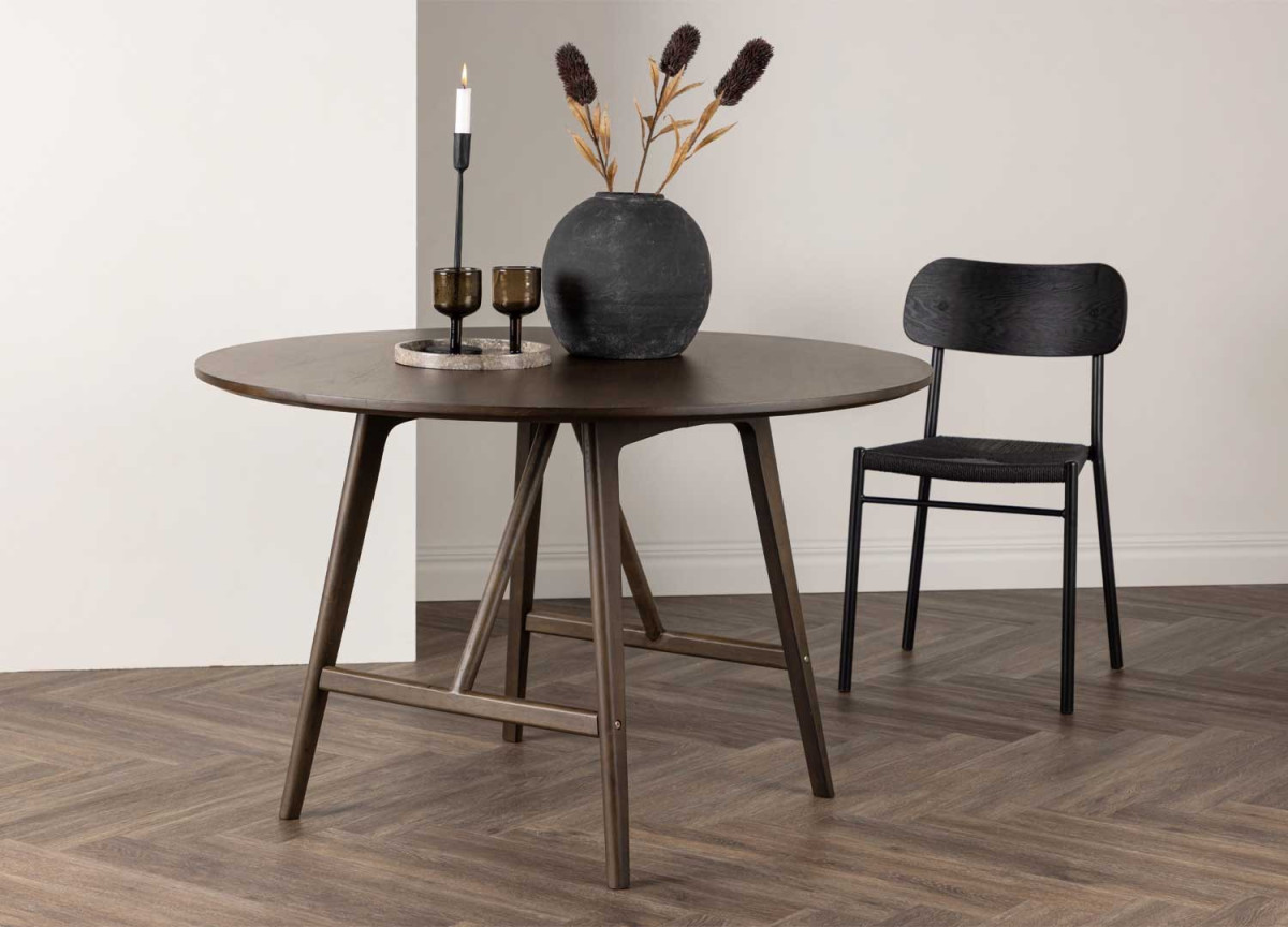 Table de repas plateau rond 100 cm