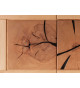 Meuble Télé 150 cm en bois de hêtre huilé