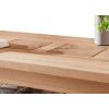 Table basse rectangulaire en bois massif