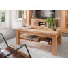 Table basse rectangulaire en bois massif