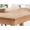 Table de repas rectangulaire en bois massif