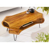 Table basse organique en bois massif