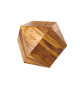 Table basse diamant en bois massif
