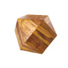 Table basse diamant en bois massif