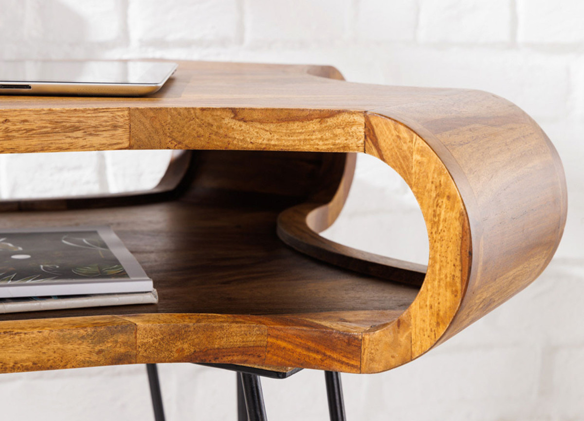 Bureau originale en bois de sesham