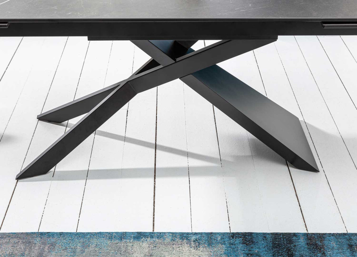 Table de repas extensible en céramique