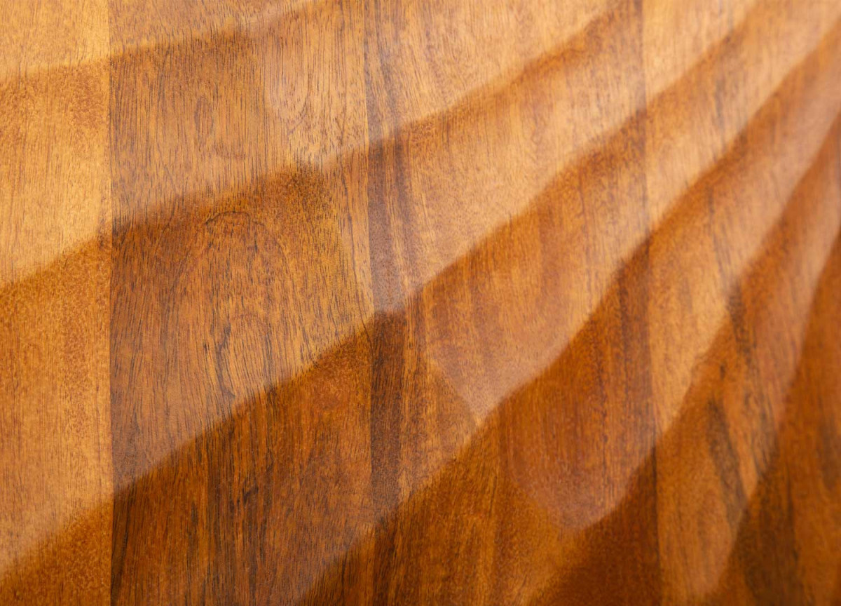 Table de Nuit en Bois Massif - 1 Porte