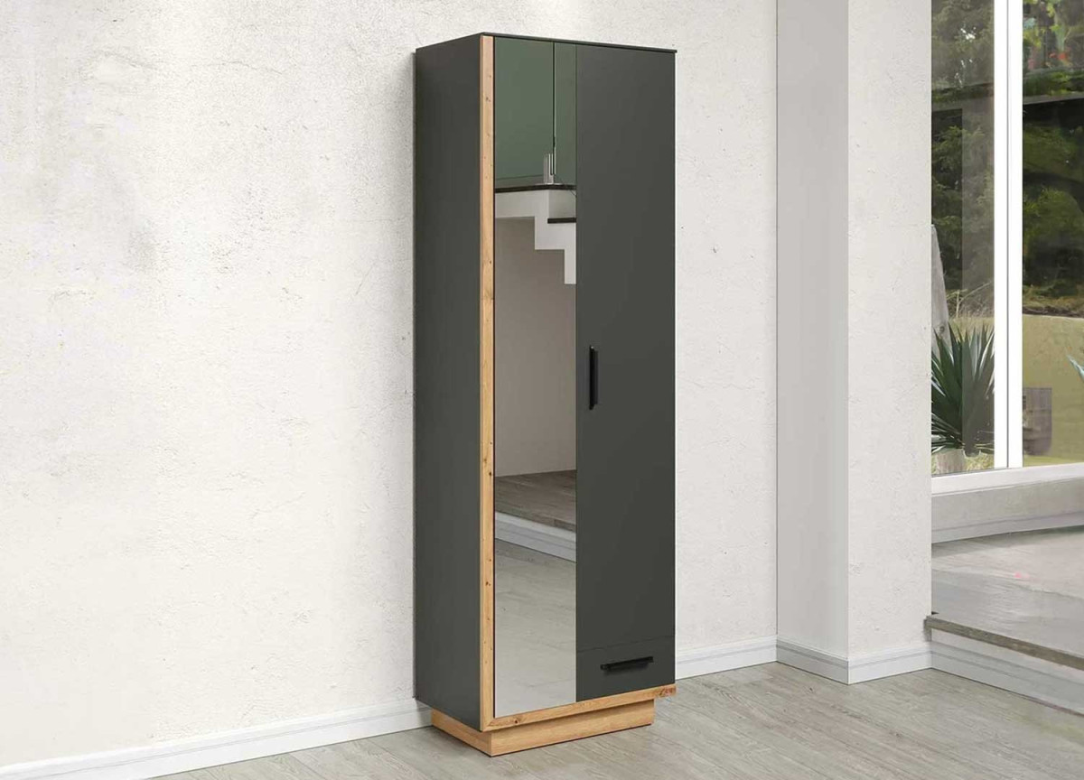 Armoire vestiaire avec miroir