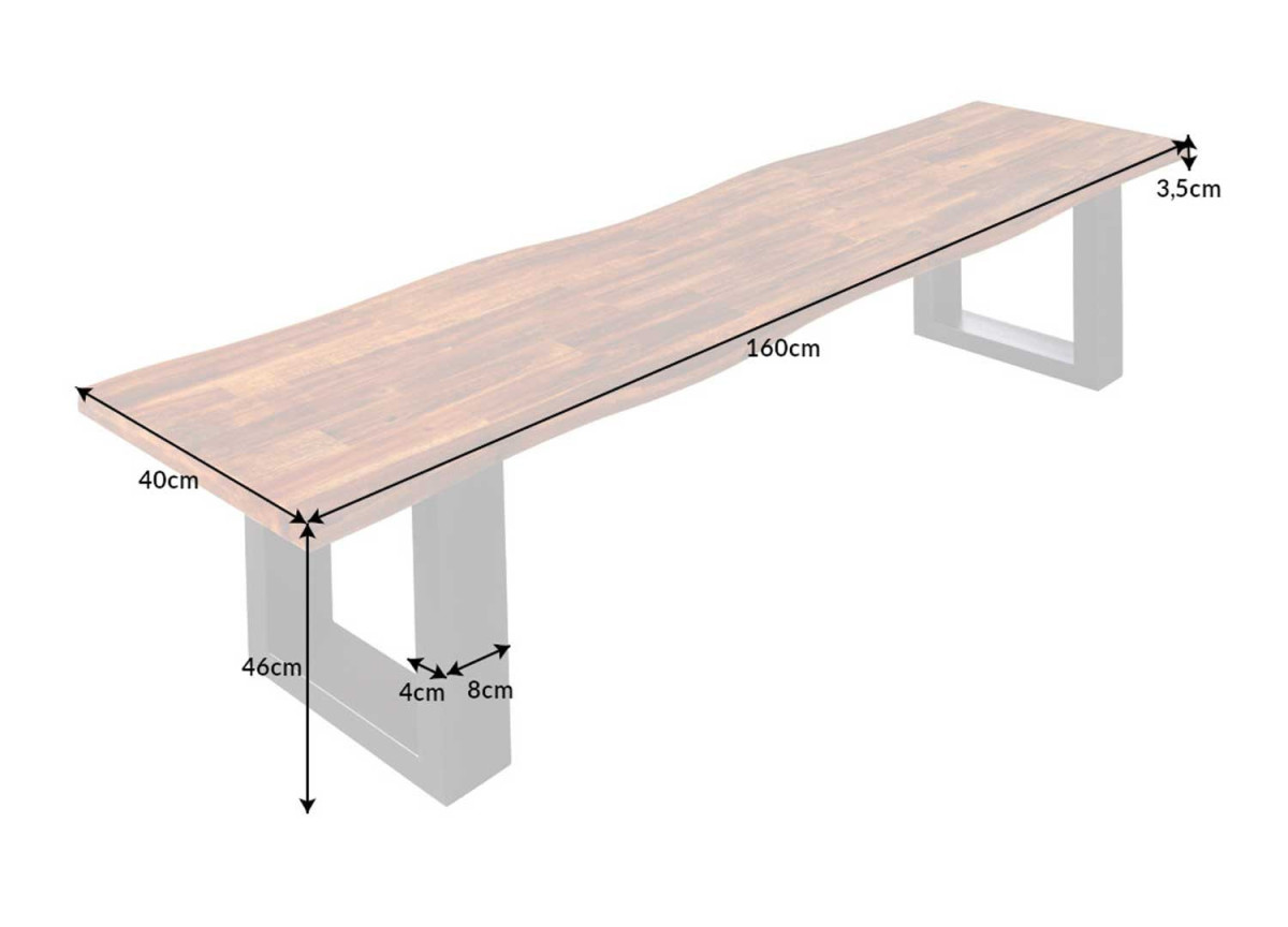 Banc de Table 160 ou 180 cm