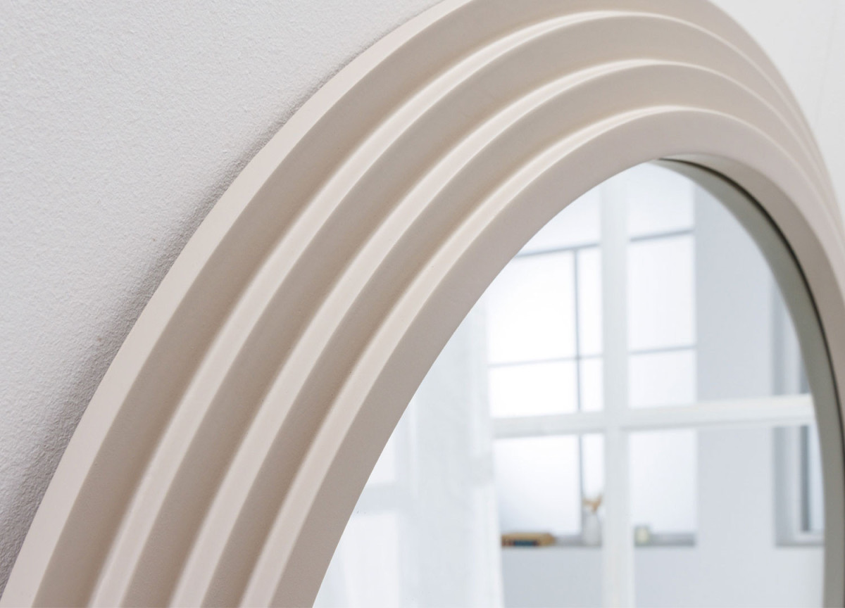 Miroir Vague Couleur Grège 160 cm