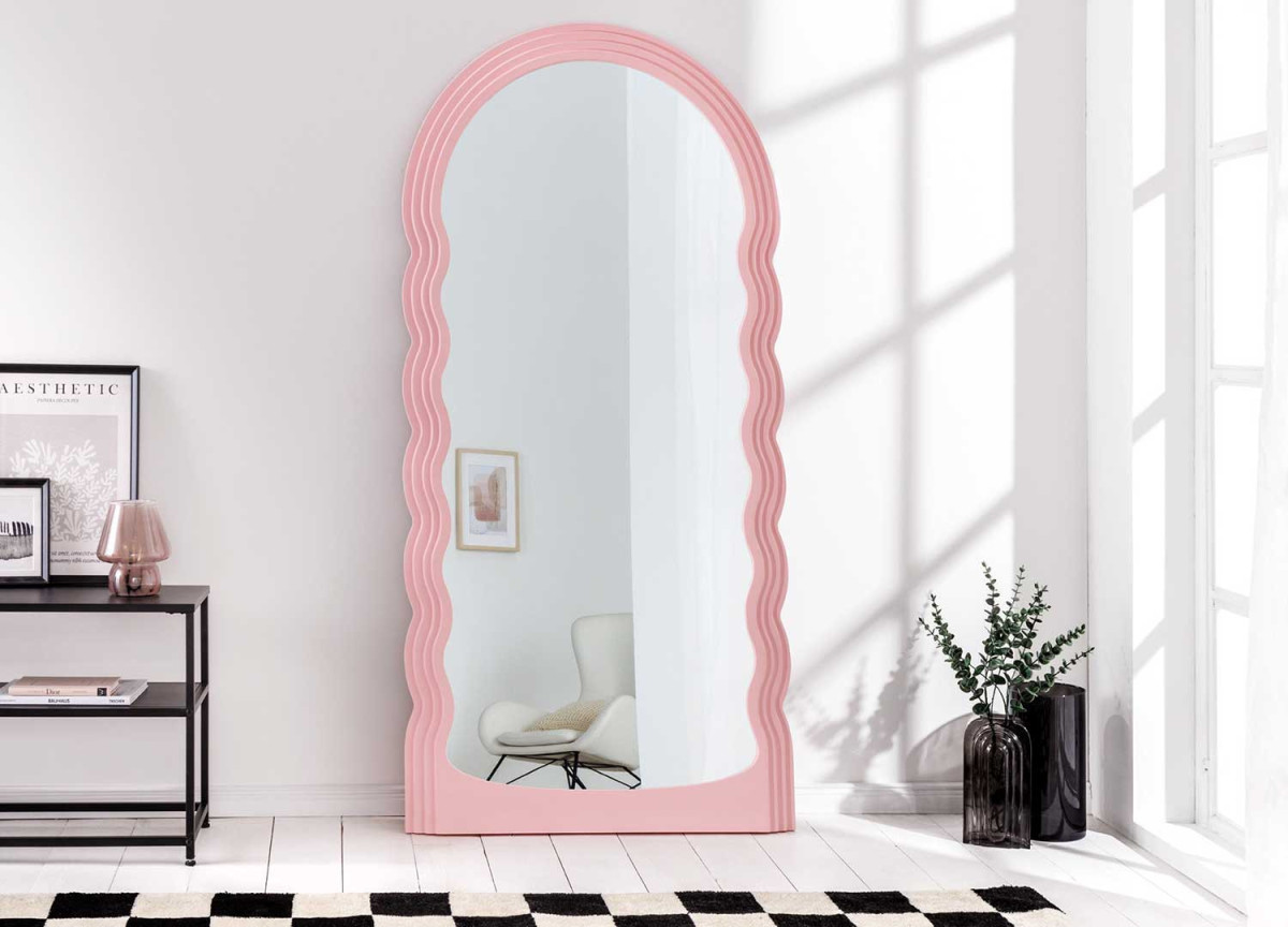 Grand miroir 160 cm avec ondulations