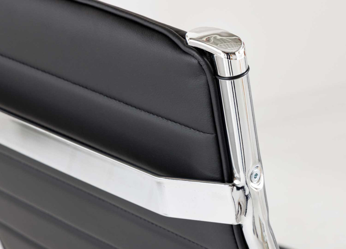Fauteuil de bureau simili cuir noir