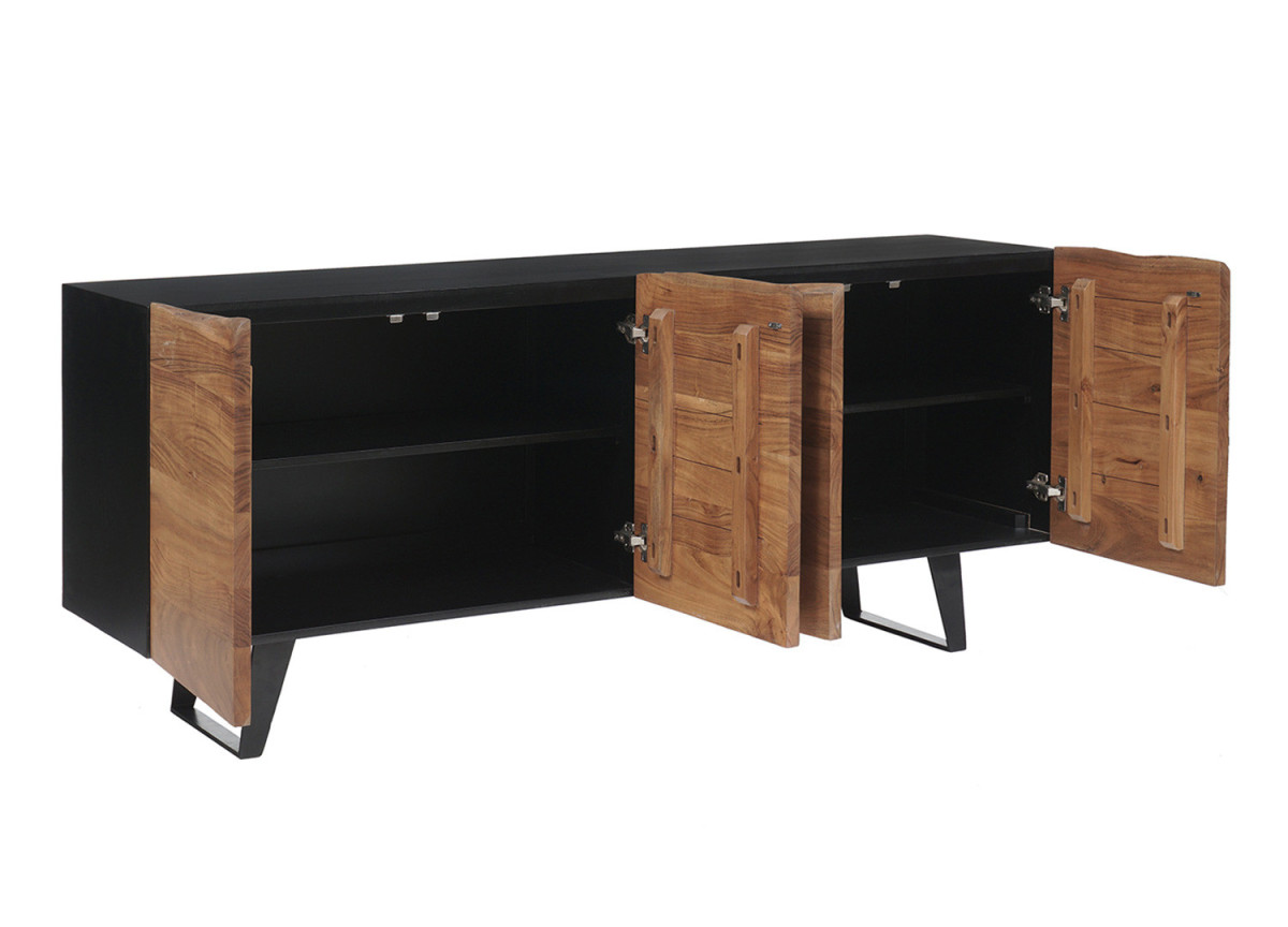 Grand buffet 180 cm avec 4 grands compartiments