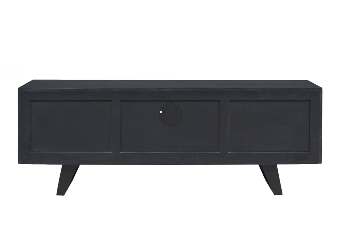 Meuble TV Noir et Bois