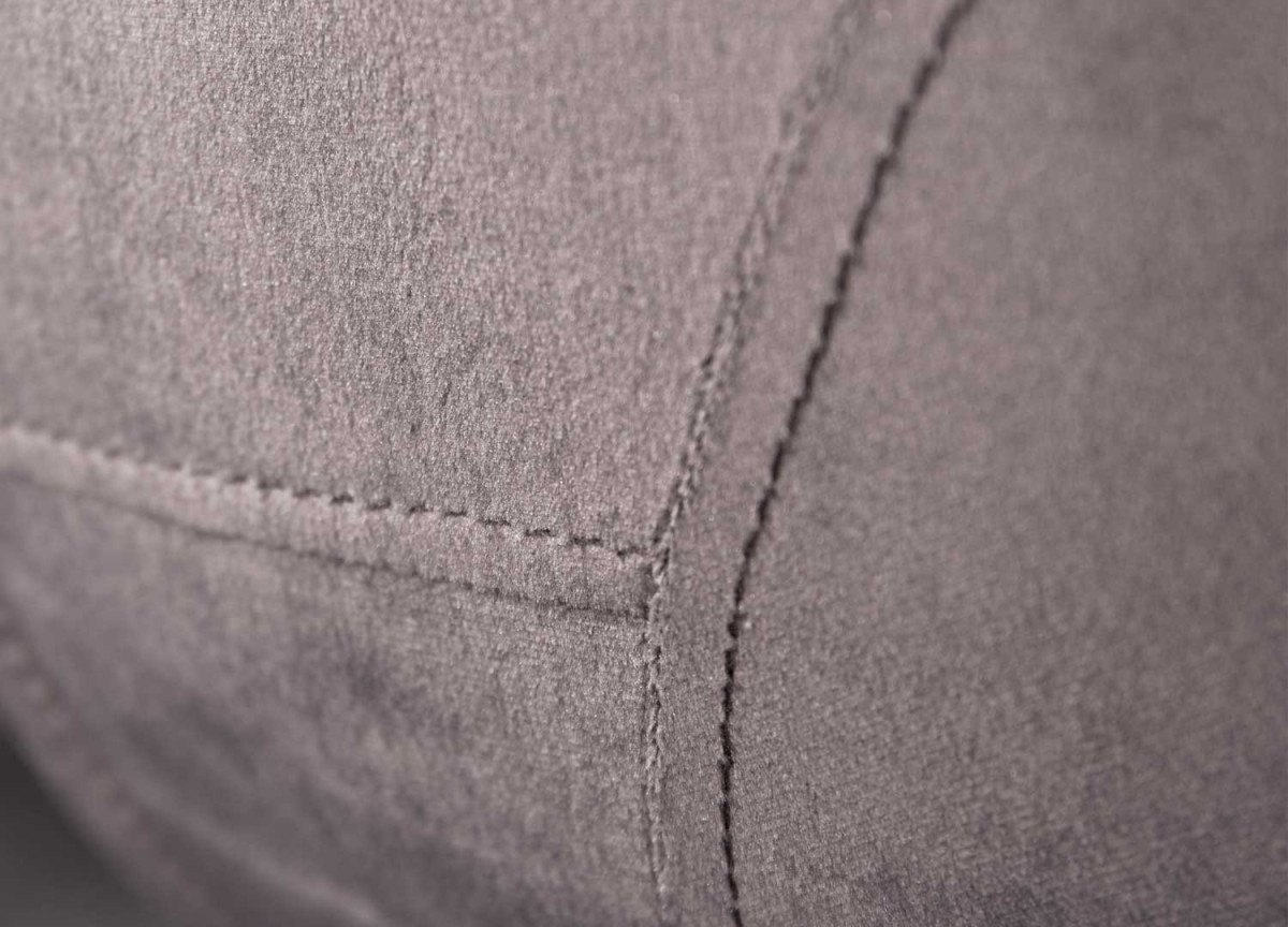Chaises velours gris foncé