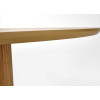 Table à manger ronde en bois moderne 120 cm