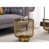 Table d'appoint design en verre