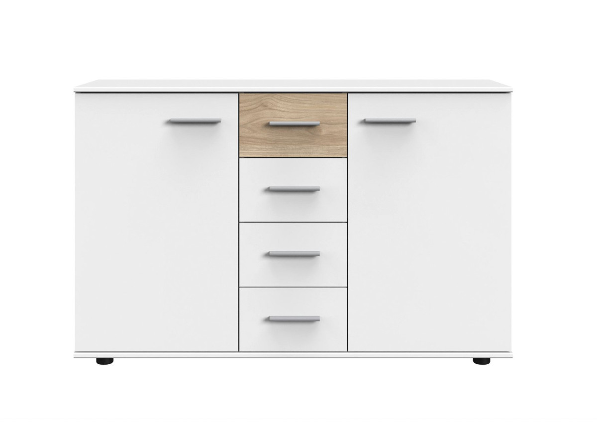 Chambre complète blanche et bois