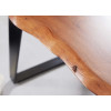 Table basse acacia naturel et métal