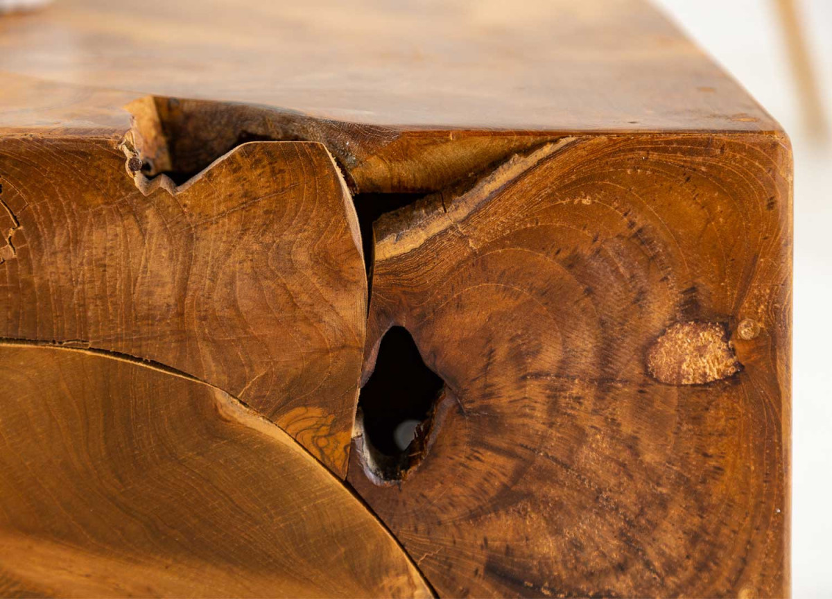 Table Basse Design en Bois de Teck