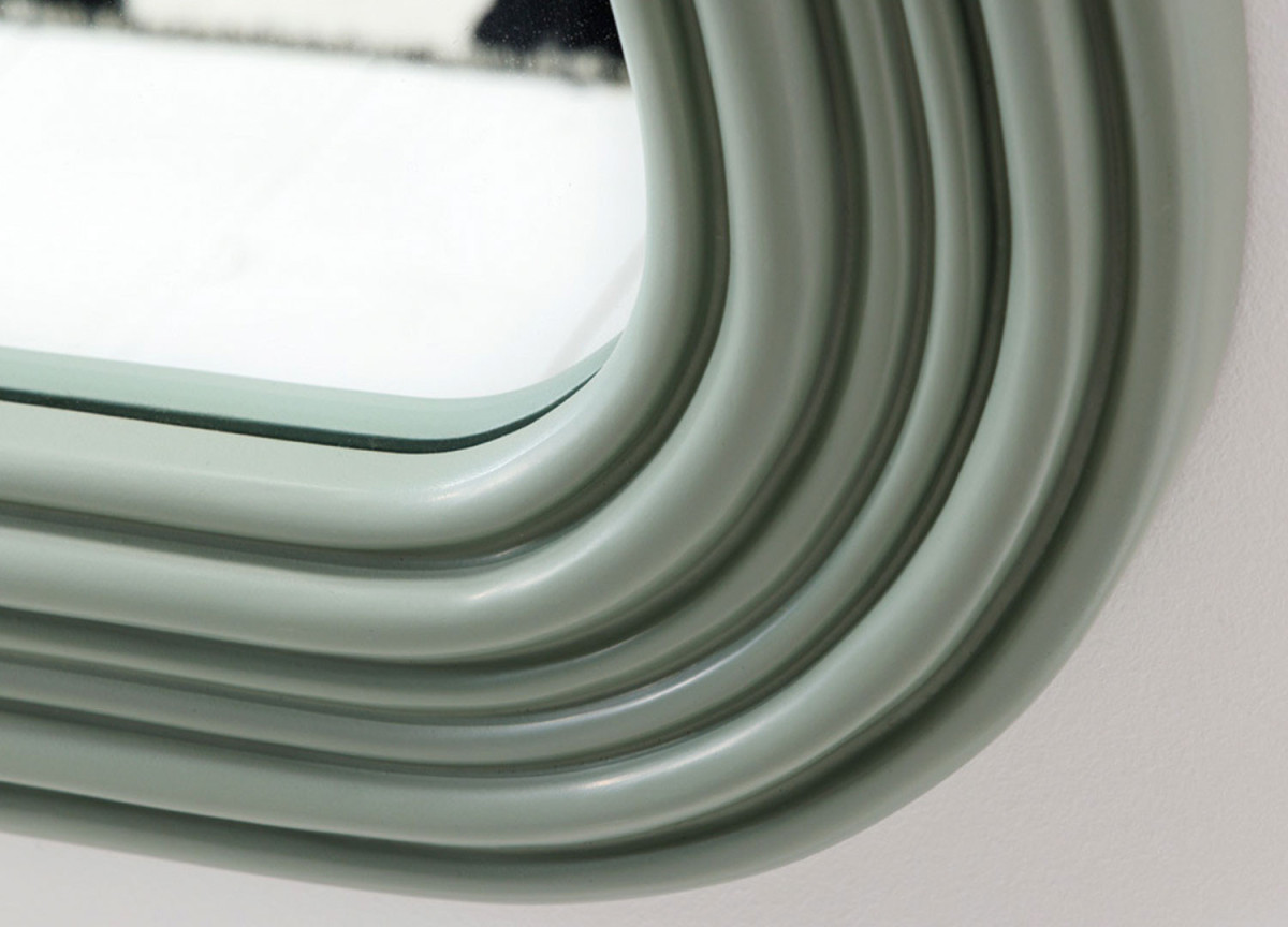 Miroir Organique Vert Sauge 100 cm