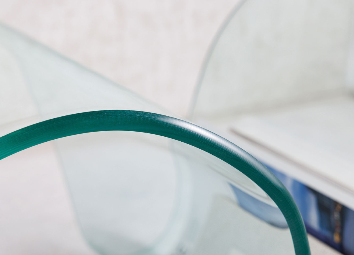 Porte-revues design en verre