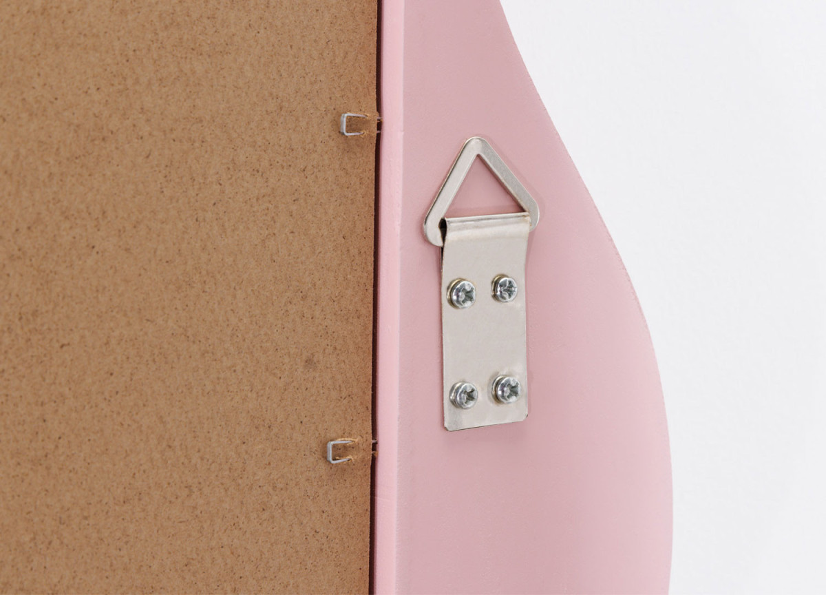 Miroir Ondulé 160 cm couleur Rose