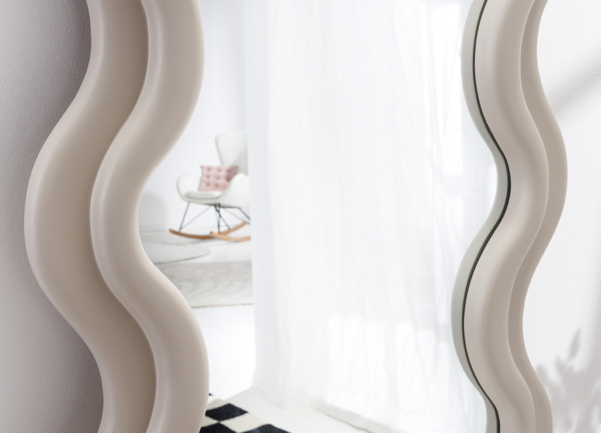 Miroir Grège Ondulé 160 cm